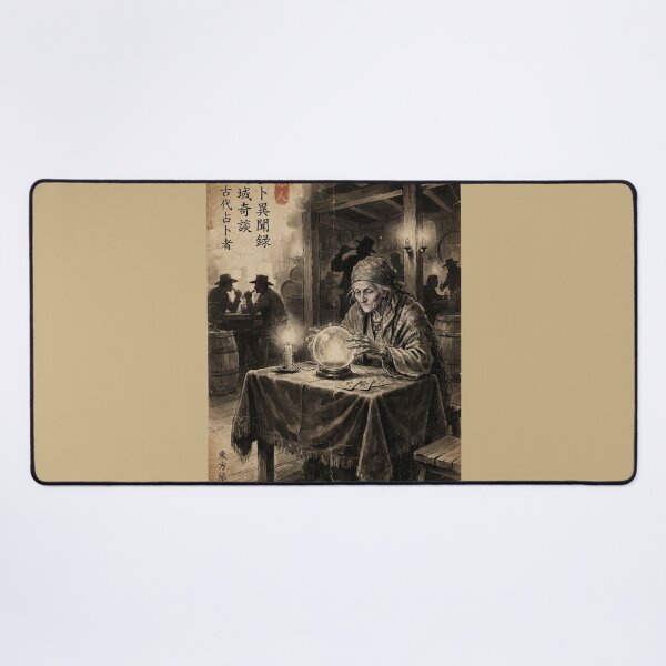 Item preview, The Western Fortune Teller's Prophecy Sumi-e Ink Wash designed and sold by DuckOddity.