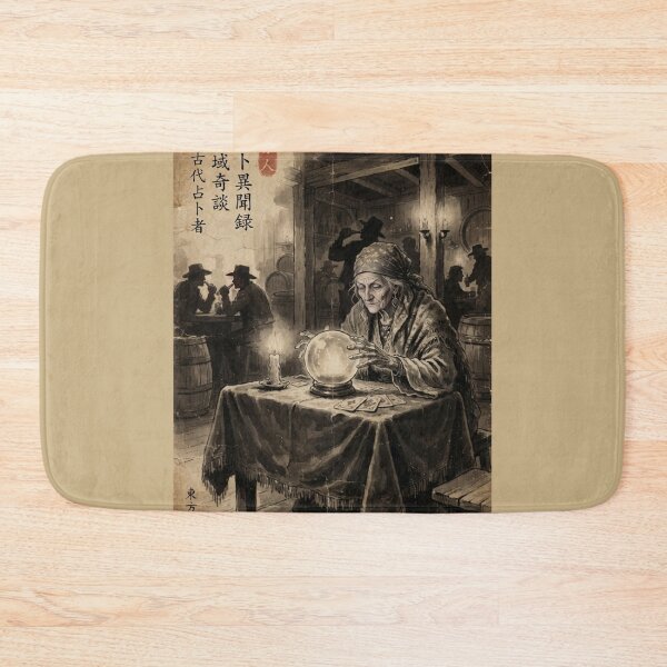 Item preview, The Western Fortune Teller's Prophecy Sumi-e Ink Wash designed and sold by DuckOddity.
