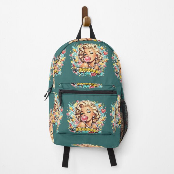 Item preview, Retro Glam Bubble Gum Girl. designed and sold by LunaPrintCo.