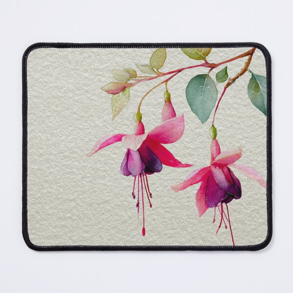 Item preview, Fuchsia 'Dark Eyes' in Wabi-Sabi Watercolor #6 designed and sold by Helios Be. Lavsh.