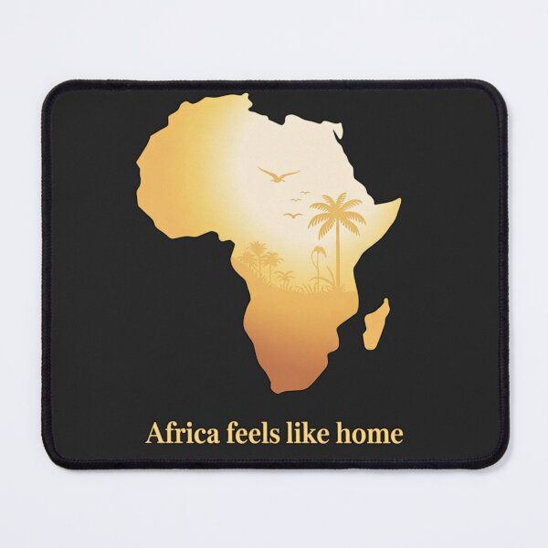 Item preview, Africa Feels Like Home – Warm Map Art On designed and sold by DesigntshirtWB.