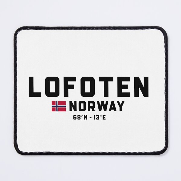 Item preview, Lofoten Norway Coordinates and Flag designed and sold by Andersce.