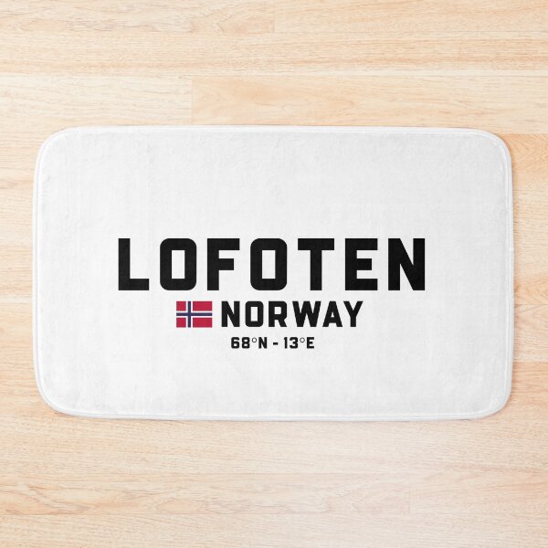 Item preview, Lofoten Norway Coordinates and Flag designed and sold by Andersce.