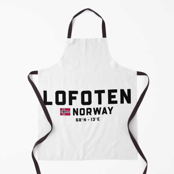 Item preview, Lofoten Norway Coordinates and Flag designed and sold by Andersce.