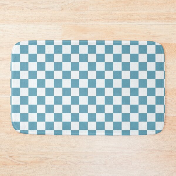 Item preview, Light Blue and White Chequered Pattern designed and sold by Jeallan Designs.