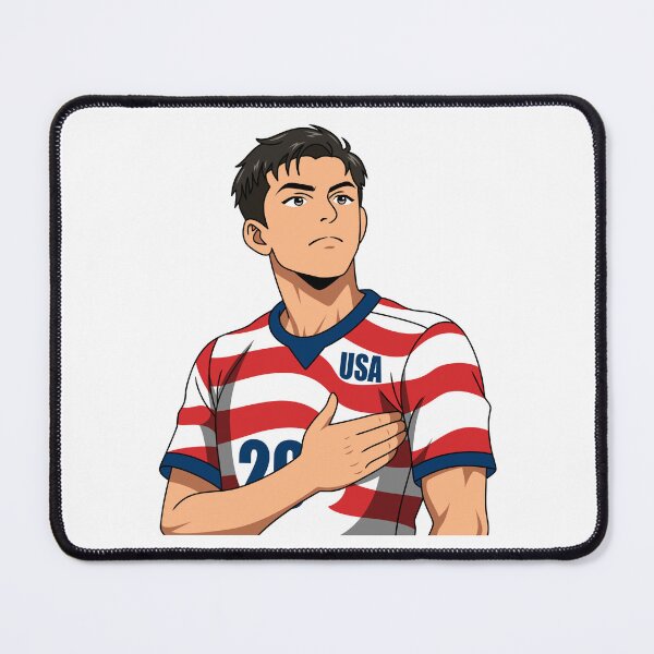 Item preview, Patriotic USA Soccer Boy Hand On Heart designed and sold by Anne97s.