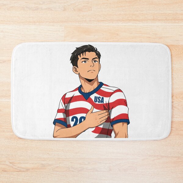 Item preview, Patriotic USA Soccer Boy Hand On Heart designed and sold by Anne97s.