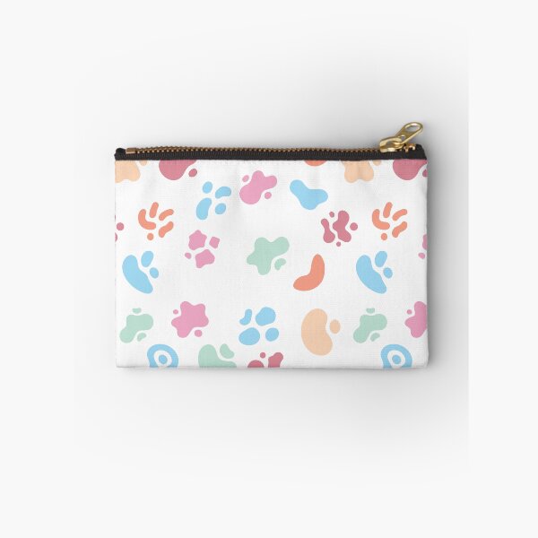 Item preview, Abstract seamless pattern with fluid organic shapes in spring colors designed and sold by AlicinaM.