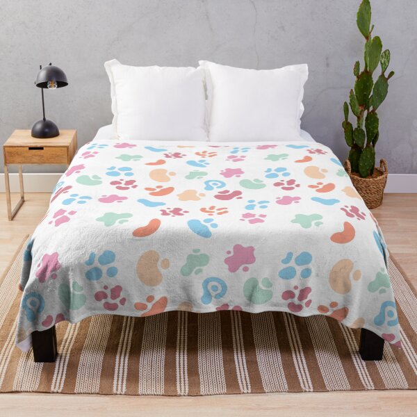 Item preview, Abstract seamless pattern with fluid organic shapes in spring colors designed and sold by AlicinaM.