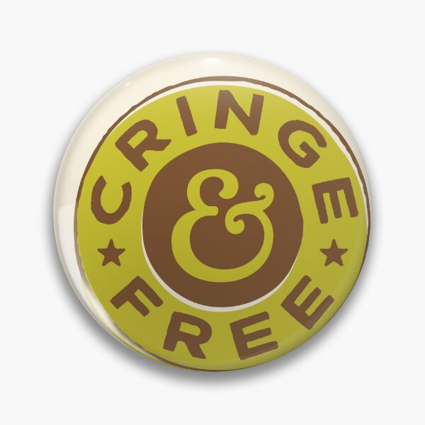 Item preview, Cringe & Free | retro badge design | 01 designed and sold by MamSelle.