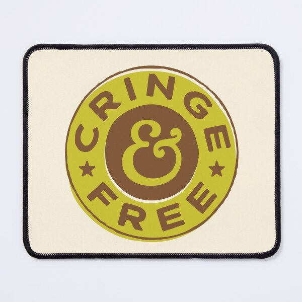 Item preview, Cringe & Free | retro badge design | 01 designed and sold by MamSelle.