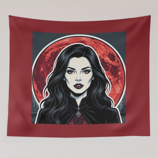 Item preview, Blood Moon Vampire – Blood Moon Empress designed and sold by Roberta Calabrese.