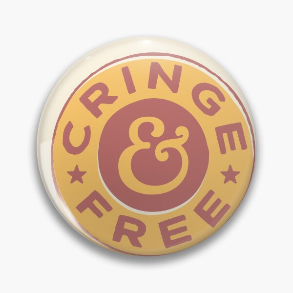 Item preview, Cringe & Free | retro badge design | 02 designed and sold by MamSelle.