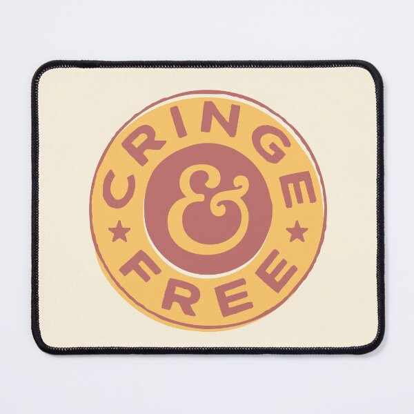 Item preview, Cringe & Free | retro badge design | 02 designed and sold by MamSelle.