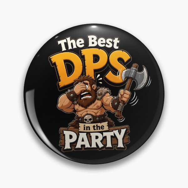 Item preview, The Best DPS In The Party Funny RPG Barbarian designed and sold by BadhbhLoot.