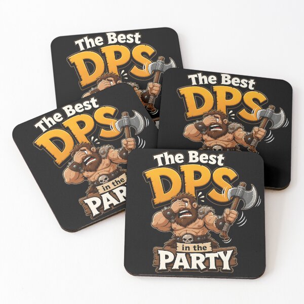Item preview, The Best DPS In The Party Funny RPG Barbarian designed and sold by BadhbhArt.