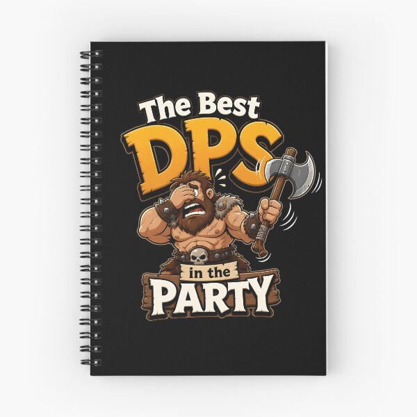 Item preview, The Best DPS In The Party Funny RPG Barbarian designed and sold by BadhbhLoot.