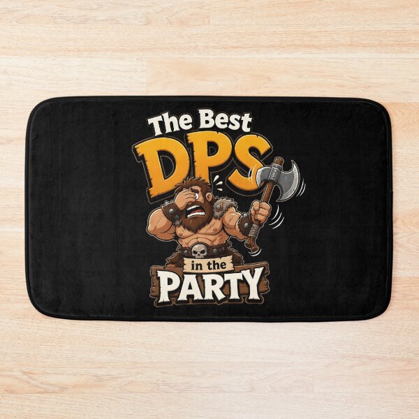 Item preview, The Best DPS In The Party Funny RPG Barbarian designed and sold by BadhbhArt.
