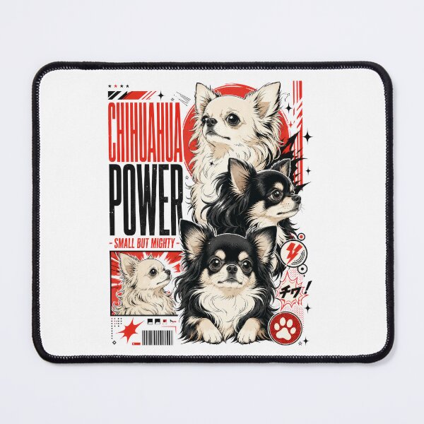 Item preview, Chihuahua Power Small But Mighty Urban Kawaii Dog designed and sold by AntiqueImages.