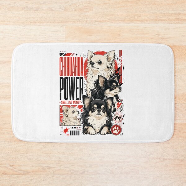 Item preview, Chihuahua Power Small But Mighty Urban Kawaii Dog designed and sold by AntiqueImages.