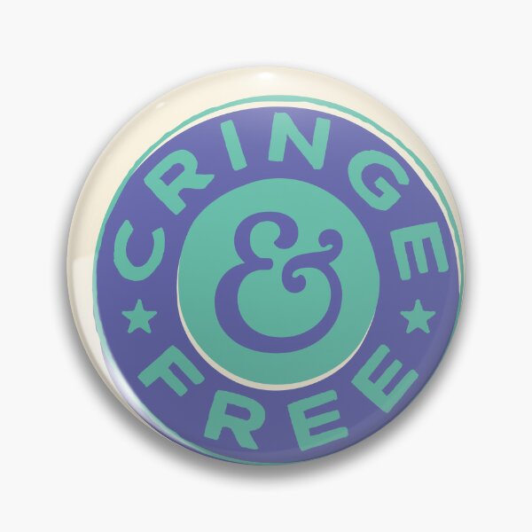 Item preview, Cringe & Free | retro badge design | 03 designed and sold by MamSelle.