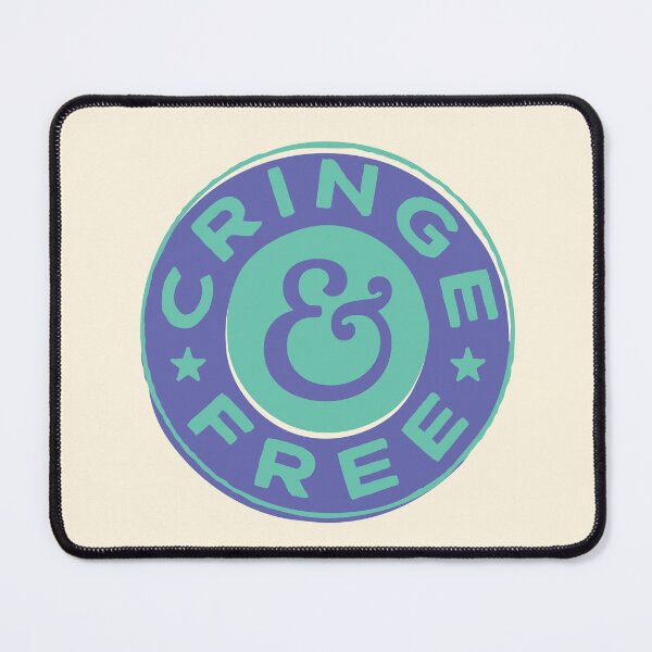 Item preview, Cringe & Free | retro badge design | 03 designed and sold by MamSelle.