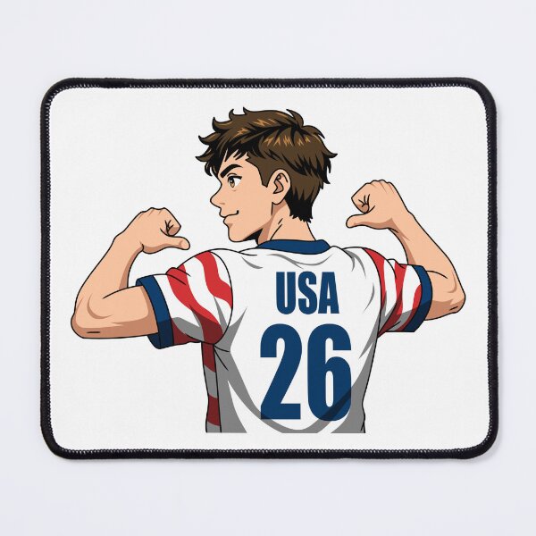 Item preview, Anime USA Soccer Player Number 26 Jersey Back designed and sold by Anne97s.
