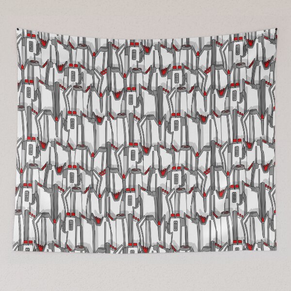 Item preview, 1960s classic fairy tails (tail fins) red white and chrome designed and sold by B0red.