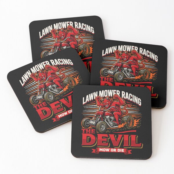 Item preview, Lawn Mower Racing The Devil designed and sold by Welldoh.