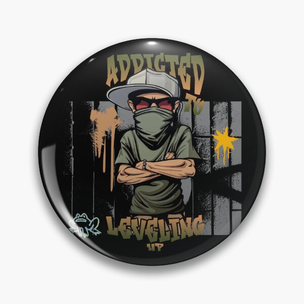 Item preview, Streetwear Graphic Addicted To Leveling Up designed and sold by Szpaku desart .