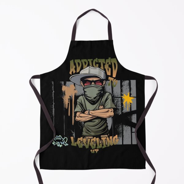Item preview, Streetwear Graphic Addicted To Leveling Up designed and sold by Szpaku desart .