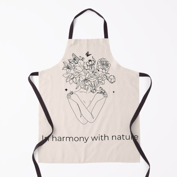 Item preview, In harmony with nature - Minimalist Flower Woman designed and sold by PaniKoszulkaD.