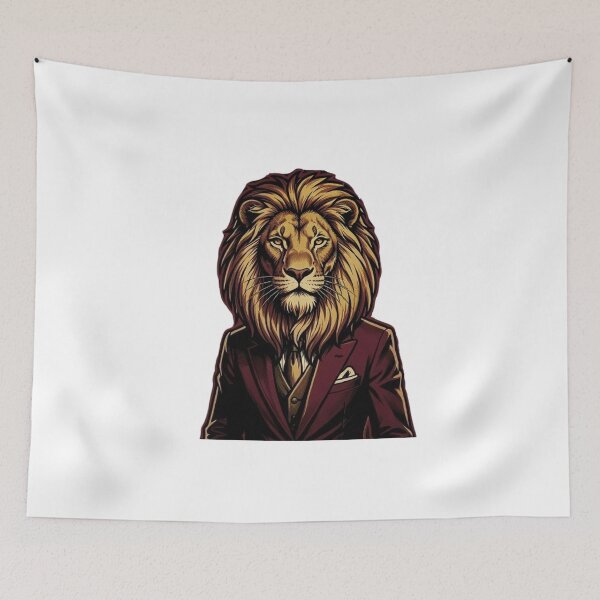 Item preview, Lion's face and male body designed and sold by The best online style shop.