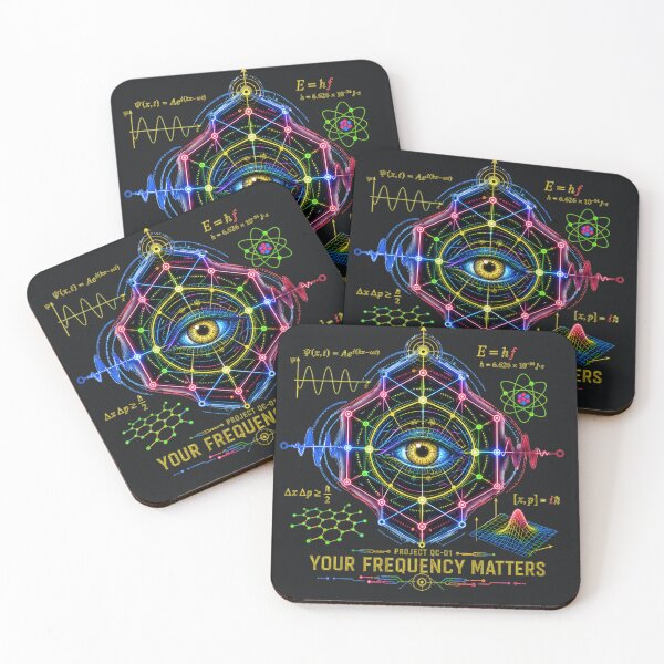 Item preview, Your Frequency Matters | Quantum Eye Geometric Physics T-Shirt designed and sold by Aimetoi.