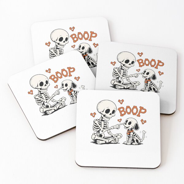 Item preview, Skeleton Dog Boop Funny Halloween Girl Men Women designed and sold by clothesy7.