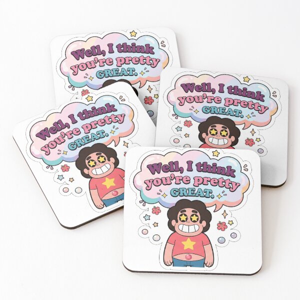 Item preview, Steven Universe Pretty Great Star Eyes Quote designed and sold by 0Zetgest.