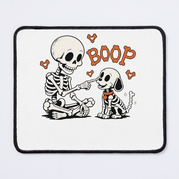 Item preview, Skeleton Dog Boop Funny Halloween Girl Men Women designed and sold by clothesy7.