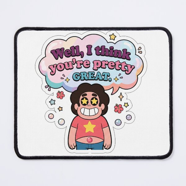 Item preview, Steven Universe Pretty Great Star Eyes Quote designed and sold by 0Zetgest.
