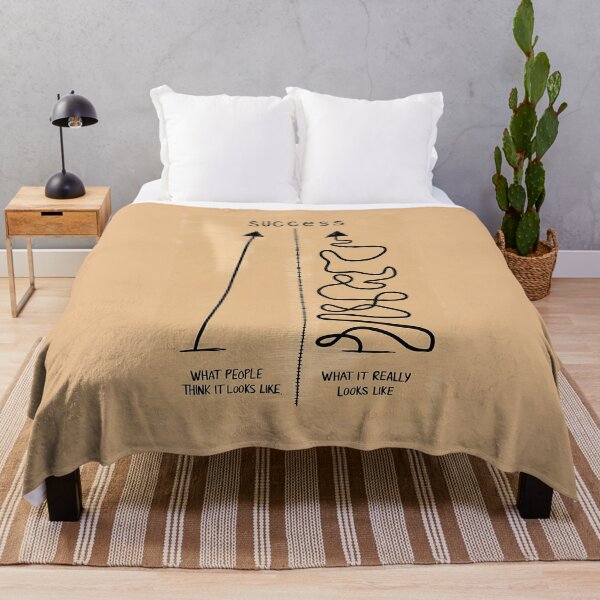 Item preview, Success Journey Illustration | Expectations vs Reality Motivational Design designed and sold by Pro AguiZoul Art.