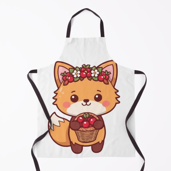 Item preview, Kawaii Cherry Fox | Cute Woodland Fox Sticker Gift designed and sold by Stylestickers55.