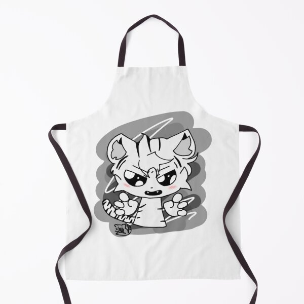 Item preview, Roaring Monochrome Chibi Tiger Cute Grayscale Wild Cat Art designed and sold by Foxintheloart.