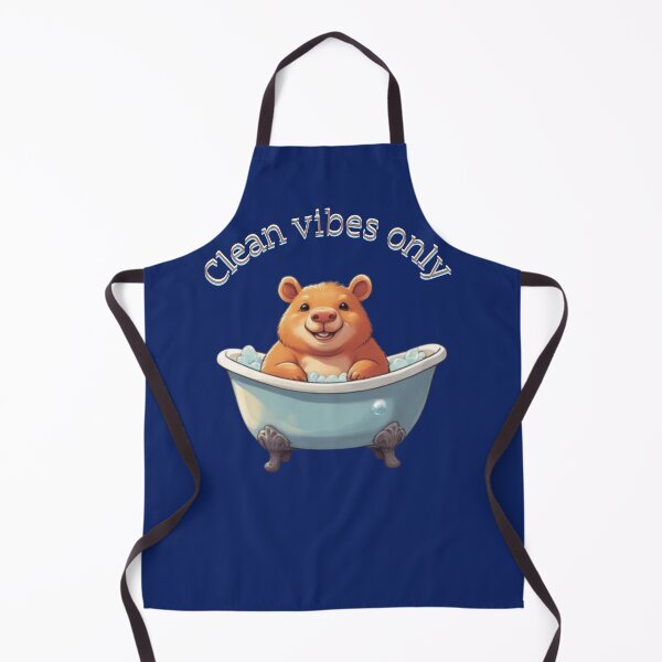 Item preview, Clean Vibes Only Cute Bear Bath Time Bubble Bath designed and sold by TheFrameVault.