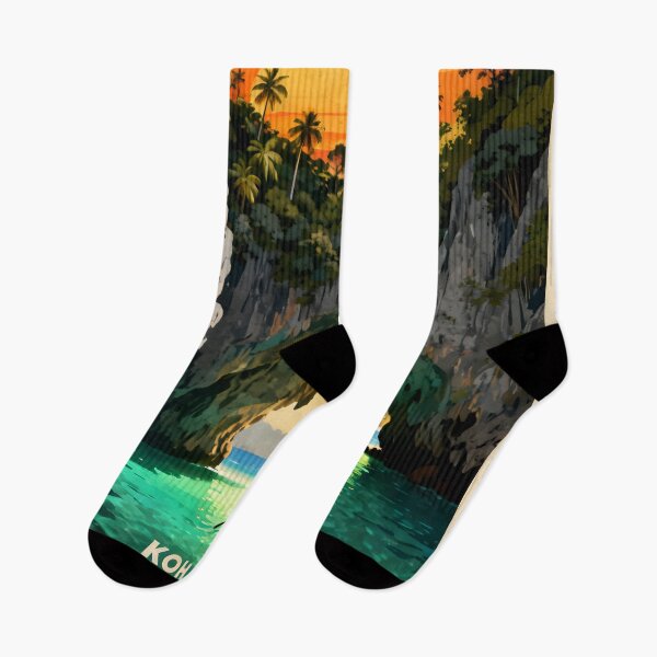 Item preview, Emerald Cave - Thailand Retro Sunset Collection designed and sold by Spirit of Siam.