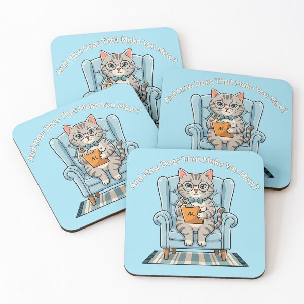 Item preview, And How Does That Make You Mew Funny Cat Psychologist  designed and sold by Andreza NativeHue Oficial.