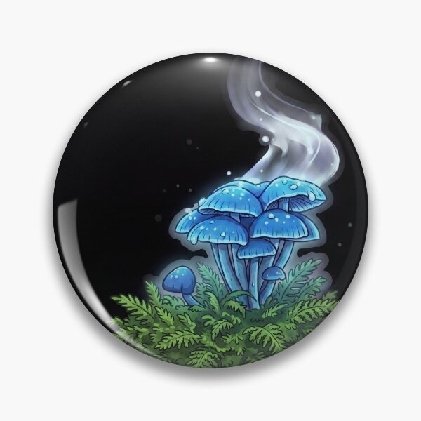 Item preview, Blue mushrooms – an original gift. ?? designed and sold by Design-xxl.