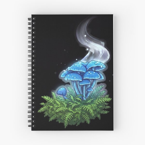 Item preview, Blue mushrooms – an original gift. ?? designed and sold by Design-xxl.