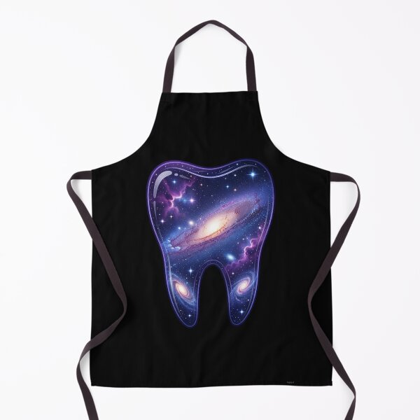 Item preview, Cosmic Galaxy Tooth - Space Nebula Dental Sticker designed and sold by Barkashow.