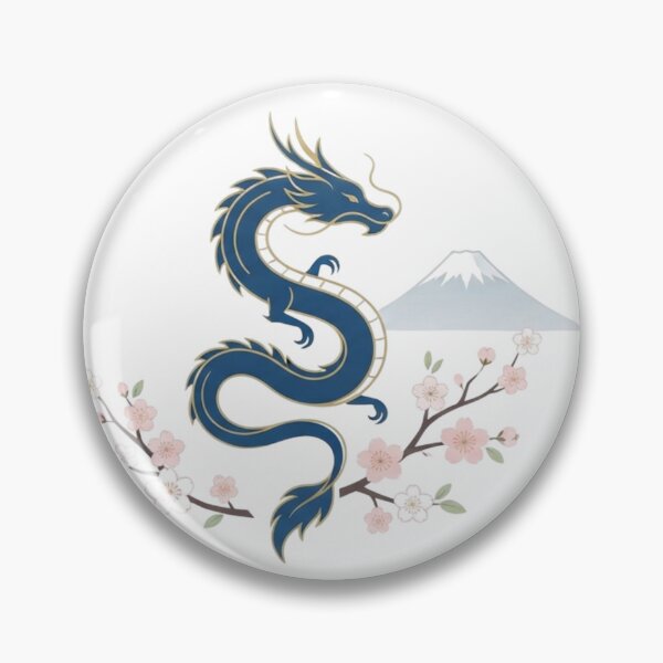 Item preview, Japan, dragons and cherry blossoms designed and sold by YBY1981.