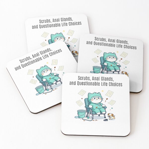 Item preview, Scrubs, Anal Glands, and Questionable Life Choices designed and sold by DaisySnailShop.