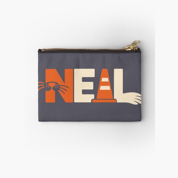 Item preview, Neil the Seal Minimalist Typography Graphic with Orange Cone designed and sold by AbderraimArt.